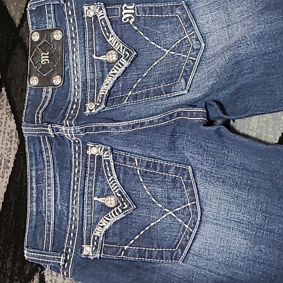 MISS ME BERMUDA FLAP POCKETS DENIM JEAN SHORTS - Picture 9 of 11